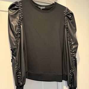 NWT Generation Love mixed media - vegan leather and sweatshirt!